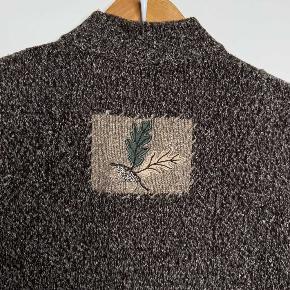 Vintage Northern Reflections Zip Up Sweater Women’s Size Small Fall Leaves - Picture 9 of 15